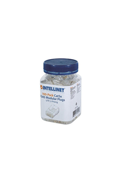 Intellinet wtyk cablu RJ45 UTP 8p8c cat. 5e s≈Çoik 100 bucăți