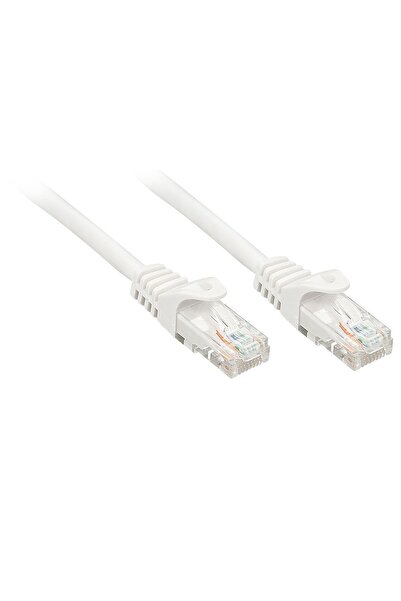 LİNDY Cablu patch Cat6 U/UTP Basic alb 0.50m