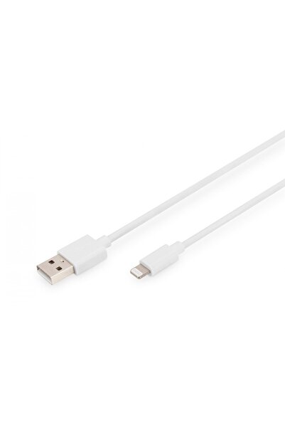 Digitus Datenkabel Apple Lightning->USB A St/St MFI 1m weiss
