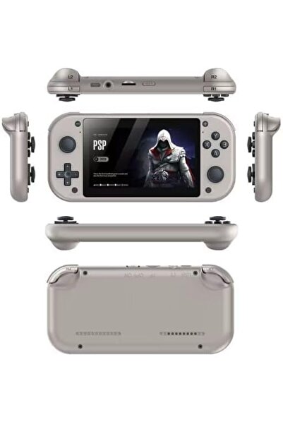 Generic جهاز ألعاب محمول MI7 بشاشة HD مقاس 4.3 بوصة، محاكي ألعاب PSP/PS1/N64،...