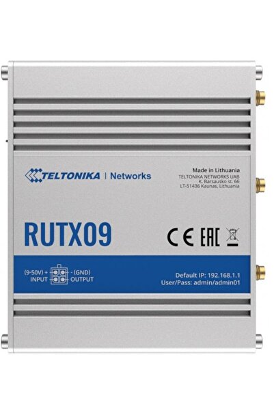 Teltonika Router LTE RUTX09 (Cat 6), 4xGbE, GNSS, Ethernet
