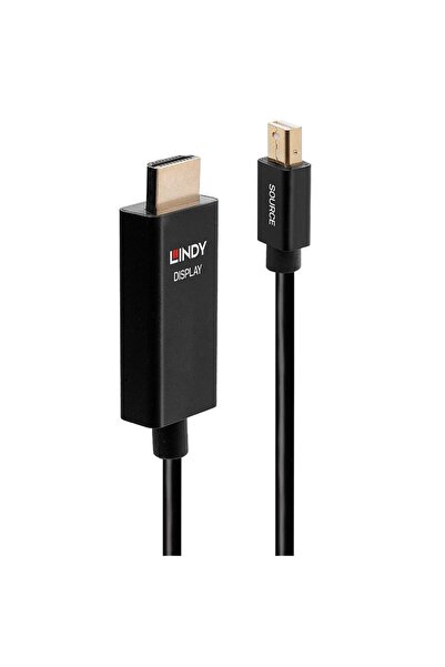 LİNDY Cablu adaptor Mini-DisplayPort la HDMI cu HDR, 1m