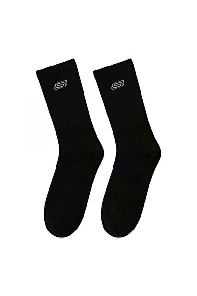 SKECHERS S2520318 U Crew 2 Pack Socks Șosete Negre Unisex