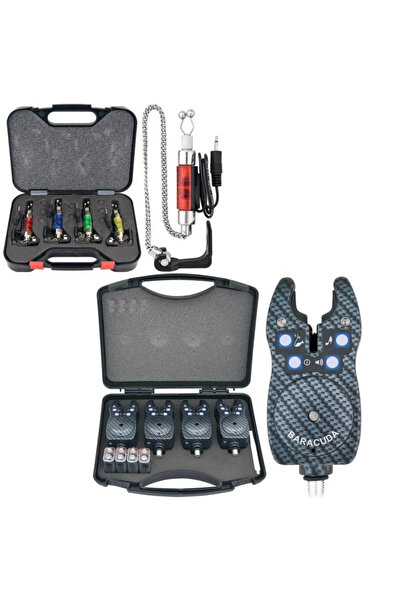 Baracuda Set 4 avertizori si 4 swingere cu iluminare TLI010 cu valigeta trans...