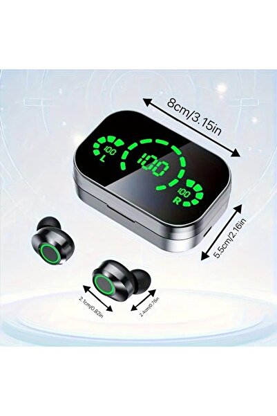 modasteps Kablosuz Dokunmatik Bluetooth Kulaklık | Ayna ve Powerbank Özellikl...