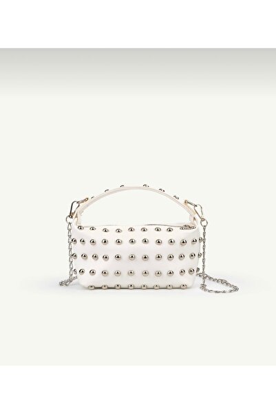 Mybag Koçak Bag Women's Studded Chain Detailed Hand Shoulder Bag