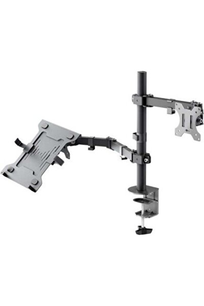 goobay Suport pentru monitor cu braț pentru laptop Flex, negru 70815