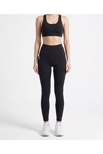 EMFURE Cepli Kız Çocuk Slim Fit Dar Kalıp Spor Tayt