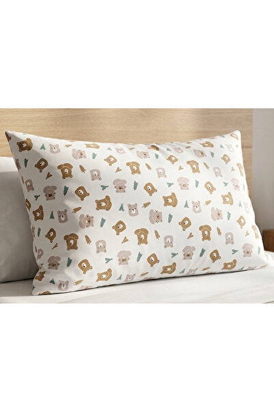 Zorluteks Taç Cute Bears Pillowcase 50X70 cm (1 Piece) – 100% Cotton, Fun