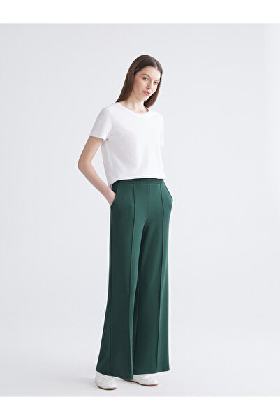 LC Waikiki Elasticated Waist Wide Leg Women's Sweatpants