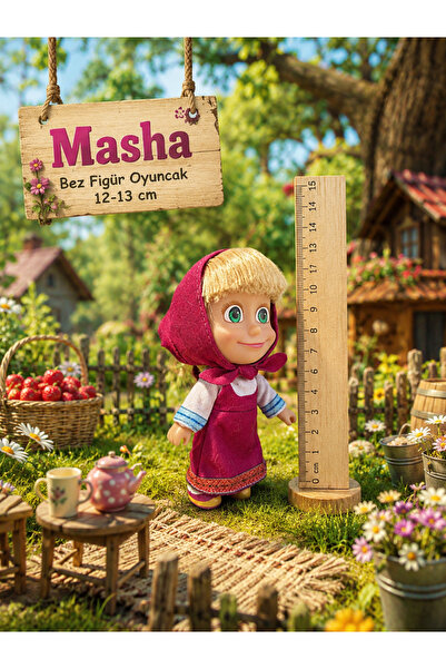 Masha Maşa Best Friend Figure Doll Toy 12 cm Realistic Hair Detailed Italy Pr...