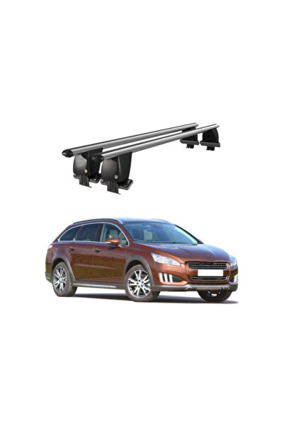 OEM Bare transversale portbagaj auto aluminiu compatibile plafon neted Peugeo...