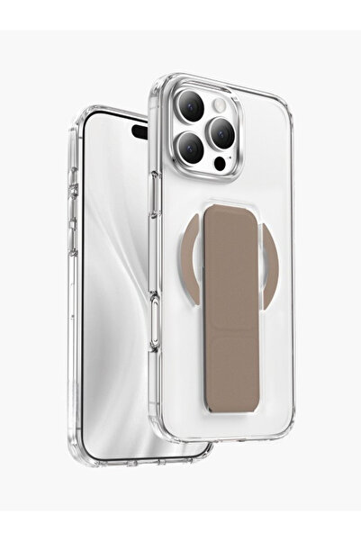 Deppo Trend iPhone 16 Pro Max Uyumlu Manyetik Magsafe Sararmaz Kılıf Katlanab...
