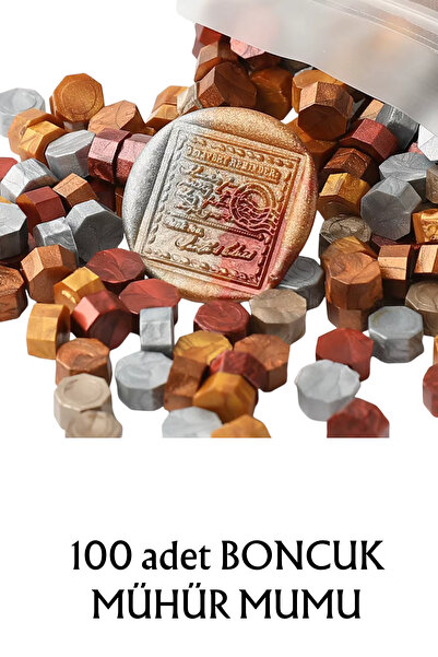 Vox Art Boncuk Mühür Mumu 100 Adet Gold Mix