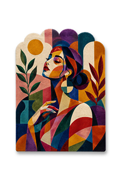 Rugs Modern Halı SDT Balık Tema Desenli Modern Dokuma Taban Dekoratif Halı mo...