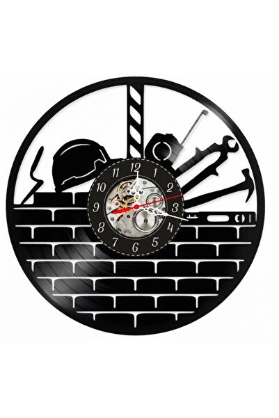 OEM Decorative wall clock handmade from vinyl record, handmade, Mason and Con...