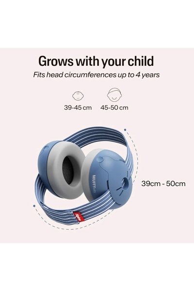 Alpine Muffy Baby Bebek Kulak Koruyucu Kulaklık – Gürültü Önleyici Kulak Tıkacı Etkili Koruma – 0-36 Ay Bebek Kulaklığı