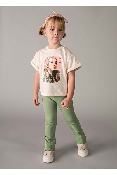 MAYORAL Girl's Spanish Style Leggings Green