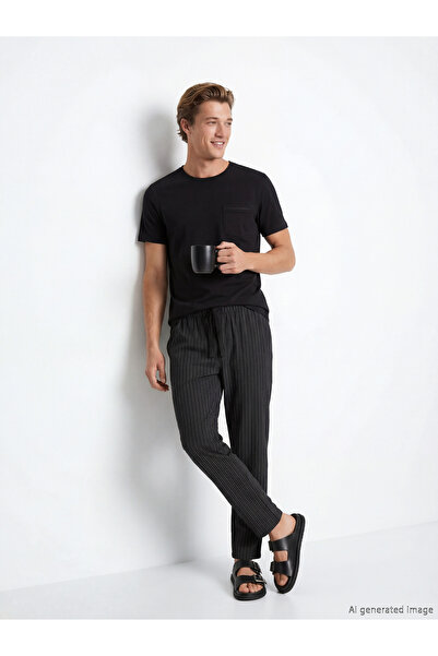 LC Waikiki Timeless Clothing & Timeless Choices Zero Roba Collar Striped Men'...