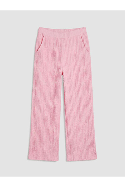 LC Waikiki Timeless Clothing & Timeless Choices Textured Wide-Leg Girls' Swea...