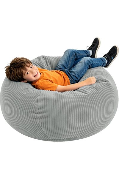 Generic LPMOERA Bean Bag Chair for Kids & Teens, Memory Foam, Soft Corduroy, ...