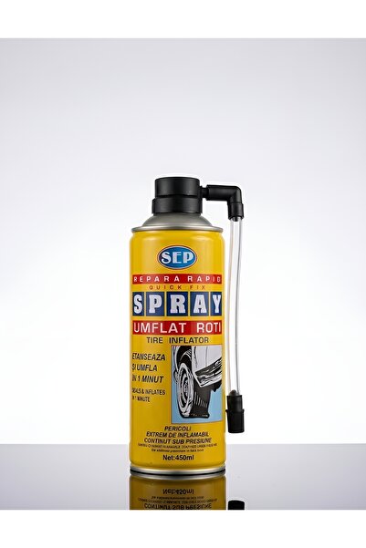 SEP Spray Umflat Roti 450 ml – Solutie Reparare Rapida si Umflare Anvelope