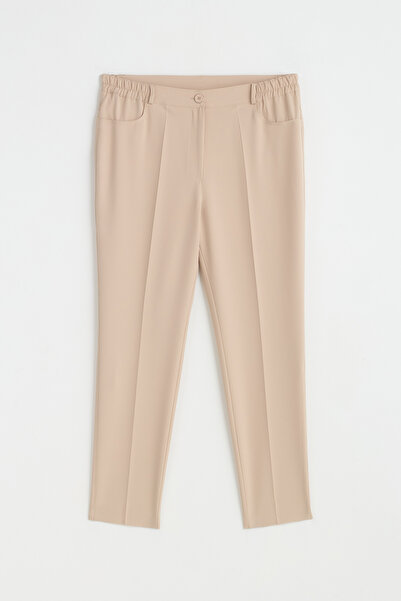 Nihan Plus Size Pants - Stone