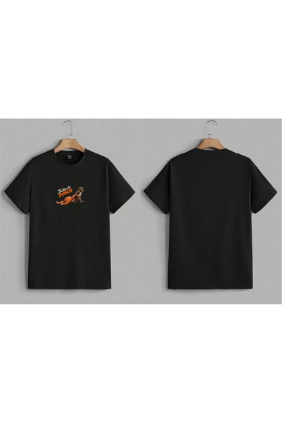 EFEVRA Monkey Punch Printed Oversized T-Shirt