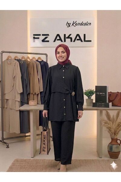 FZ AKAL Çilek Tesettür Double Set