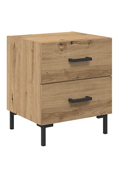 vidaxl Dulap de noapte cu sertar Stejar Artizanal 40 x 35 x 47,5 cm