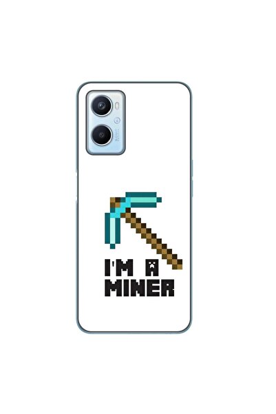 OEM Husa compatibila cu Oppo A96 4G Silicon Gel Tpu Model Minecraft Miner