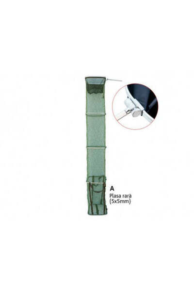 Baracuda Juvelnic pescuit N11A Dreptunghiular Plasă 42x31cm 2m