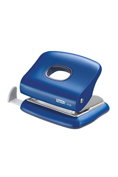 Rapid Perforator plastic FC20, 20 de coli, cutie, albastru