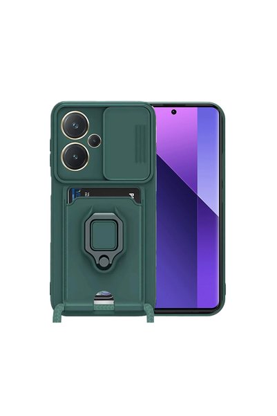TakÇalıştır حافظة متوافقة مع هاتف Redmi Note 13 Pro Plus من السيليكون مع حامل...