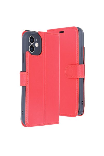 Hobibahçem غطاء حماية لجهاز iPhone 11 Trend S Plus - أحمر