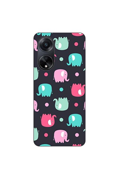 OEM Husa compatibila cu Oppo A98 5G Silicon Gel Tpu Model Pattern Elefant