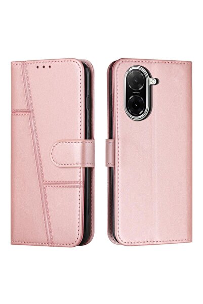 sscase Stitching Θήκη Πορτοφόλι Rose Gold (Xiaomi Redmi A5 4G/Poco C71 4G)