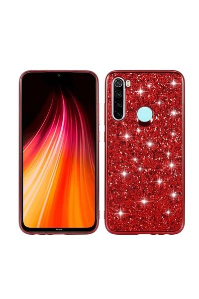 sscase Glittery Powder Θήκη Σιλικόνης Red (Xiaomi Redmi Note 8)