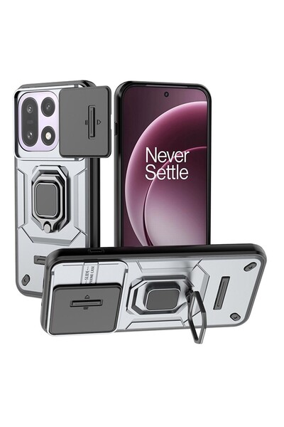 sscase Sliding Camshield Σκληρή Θήκη με Δαχτυλίδι Grey (OnePlus 15 5G)
