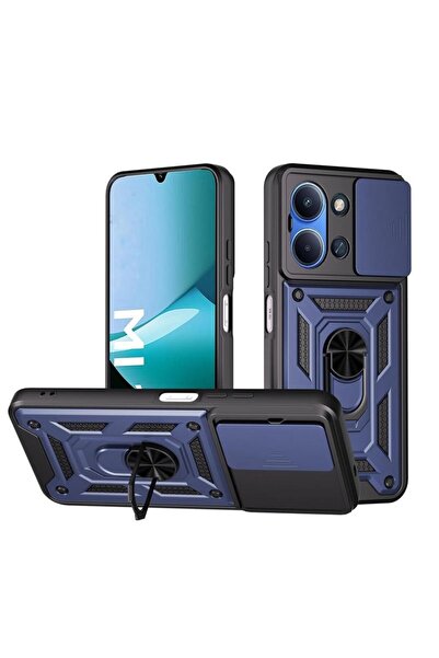 sscase Sliding Camera Σκληρή Θήκη με Δαχτυλίδι Blue (Xiaomi Redmi 15C 4G-5G /...