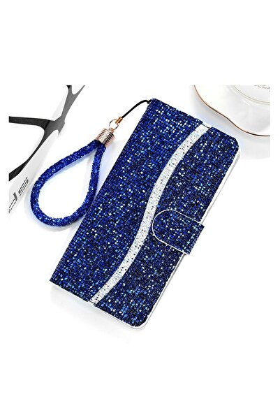 sscase Glitter Powder Θήκη Πορτοφόλι Blue (Xiaomi Redmi Note 8)