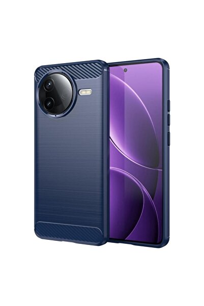 sscase Brushed Carbon Θήκη Σιλικόνης Blue (Xiaomi Poco F7 Pro 5G)