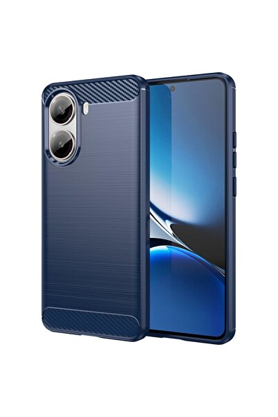 sscase Carbon Fiber Θήκη Σιλικόνης Blue (Xiaomi Poco X7 Pro 5G)