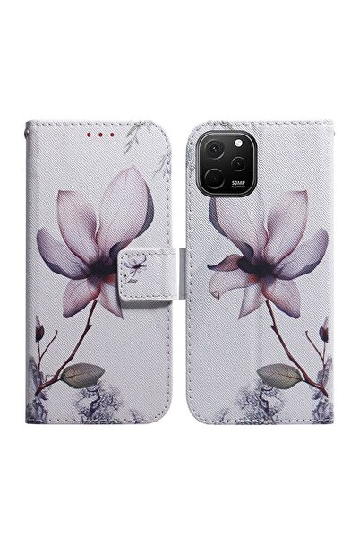 sscase Coloured Drawing Θήκη Πορτοφόλι Magnolia Flower (Huawei Nova Y61)