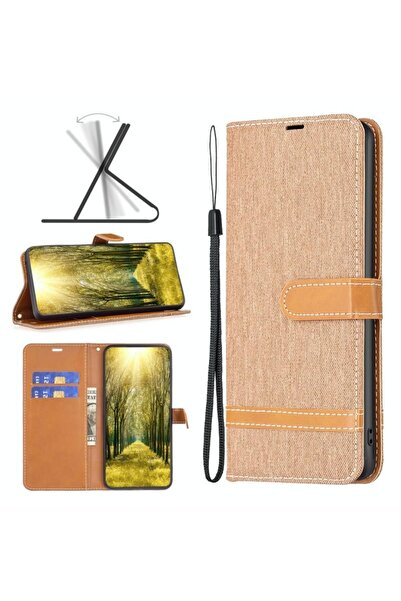 sscase Color Denim Θήκη Πορτοφόλι Brown (Xiaomi Redmi 12 4G)
