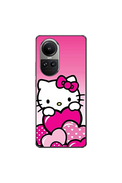 OEM Husa compatibila cu Oppo Reno10 5G Silicon Gel Tpu Model Hello Kitty Pink...