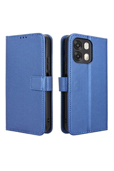 sscase Diamond Texture Θήκη Πορτοφόλι Blue (Oppo A6 4G/5G)
