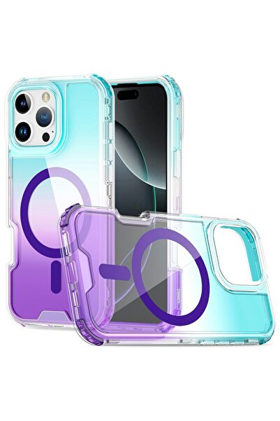 sscase MagSafe Gradient Σκληρή Θήκη Baby Blue/Purple (Apple iPhone 16 Pro Max)