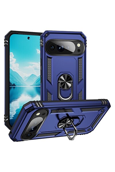 sscase Magnetic Ring Σκληρή Θήκη με Δαχτυλίδι Blue (Google Pixel 10 Pro XL 5G)