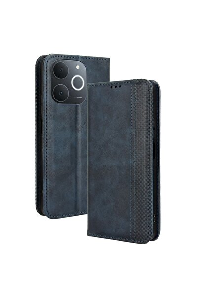 sscase Retro Θήκη Βιβλίο Blue (Realme Note 70T 4G)